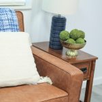 couch-side table in activities of daily living room